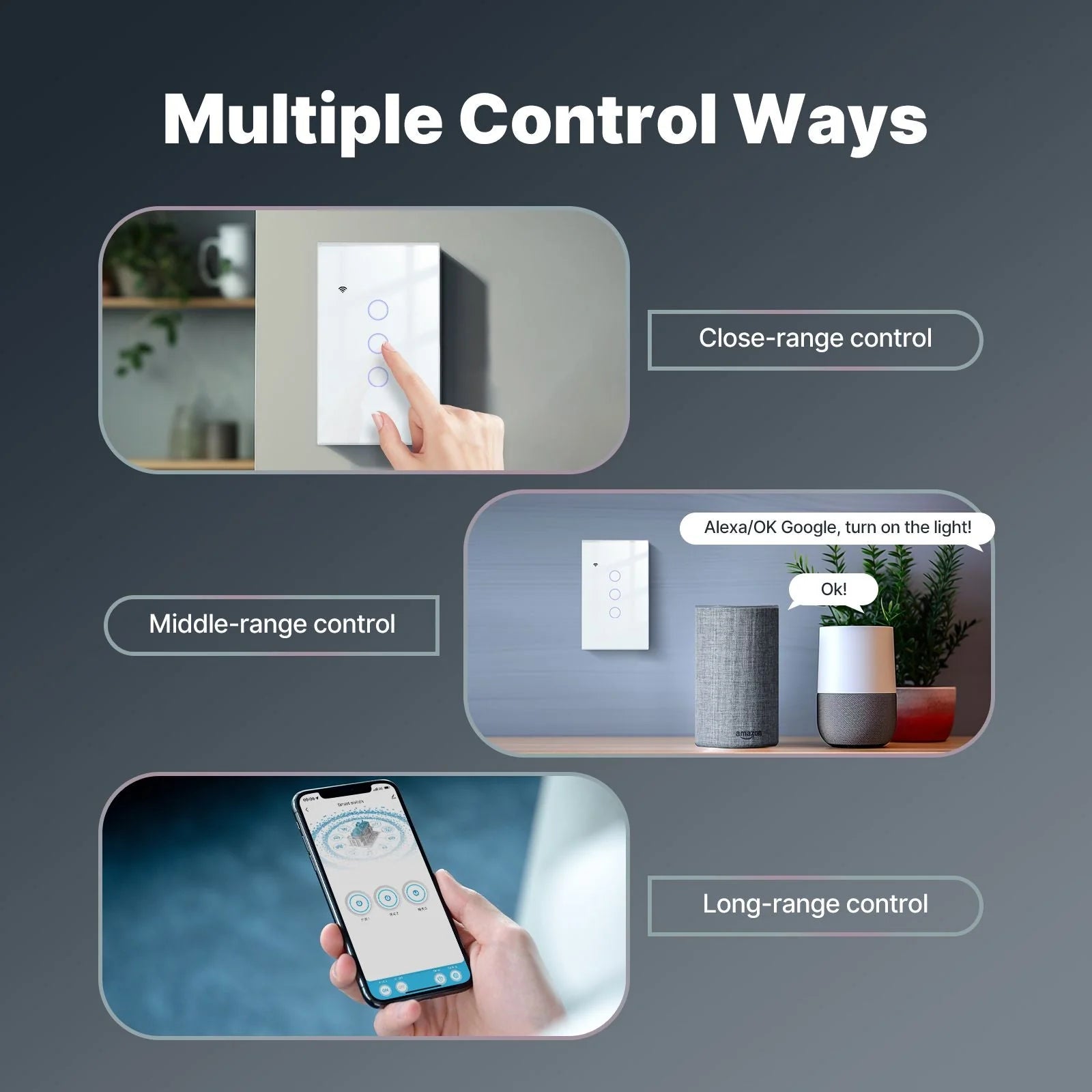WiFi Smart Light Switch 1 Gang